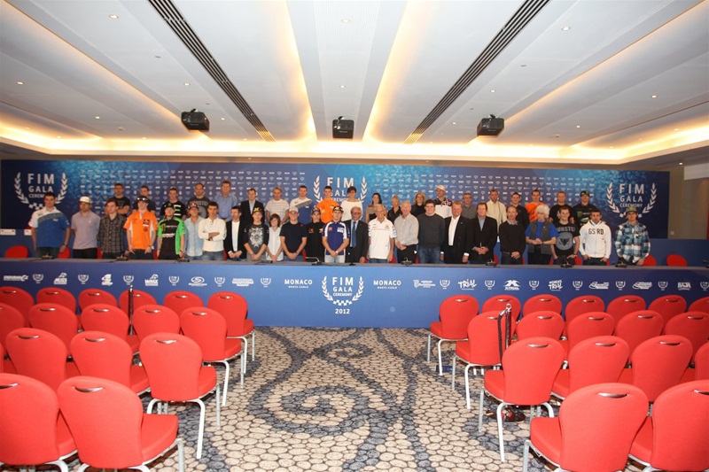 Гала-церемония FIM 2012: награждение чемпионов 2012 года