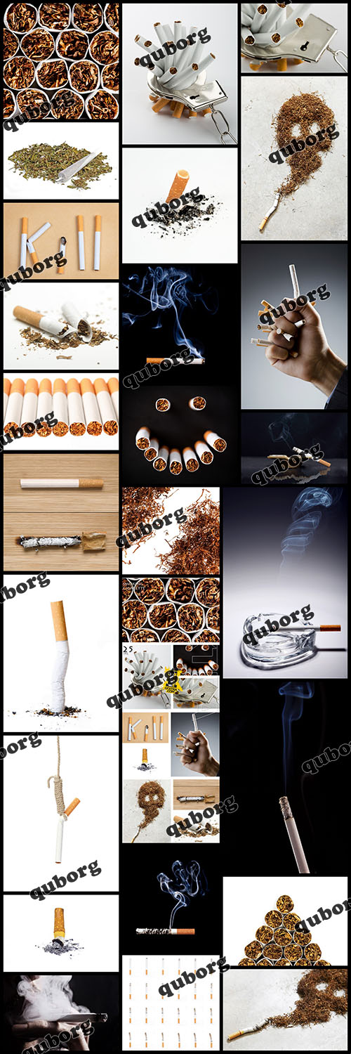 Stock Photos - Smoking Cigarette