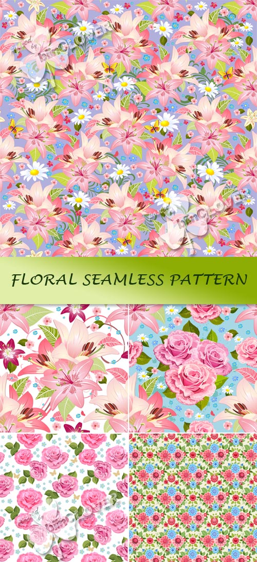 Floral seamless pattern 0456