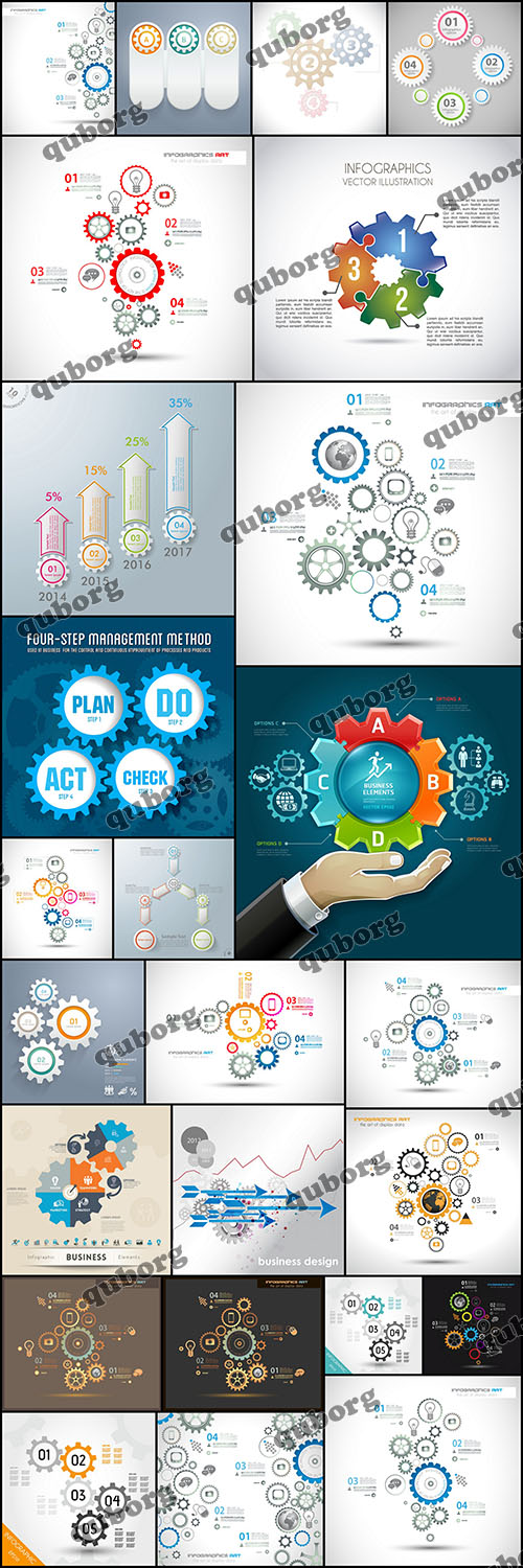 Stock Vector - Infographics Collection Part 7