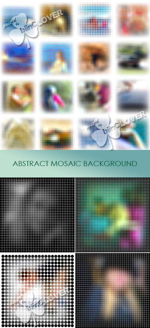 Abstract mosaic background 0456