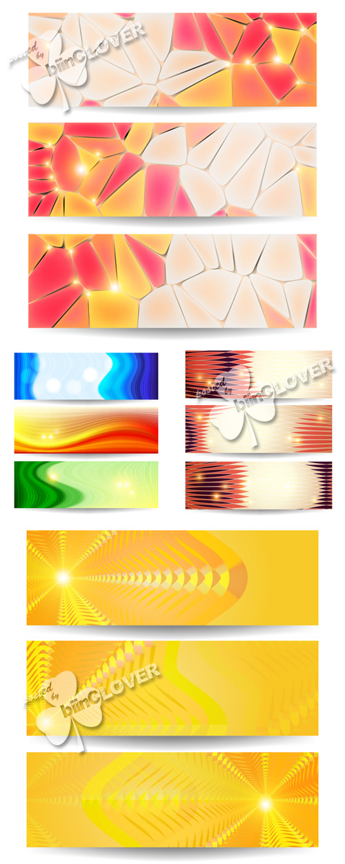 Abstract bright banners 0456