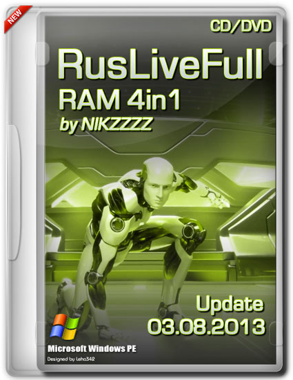 RusLiveFull RAM 4in1 by NIKZZZZ CD/DVD (03.08.2013)