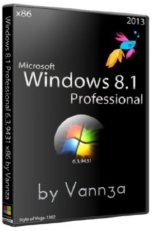 Windows 8.1 Professional 6.3.9431 x86 by Vannza (RUS/2013)