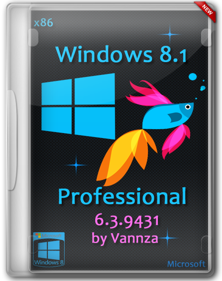 Windows 8.1 Professional 6.3.9431 x86 by Vannza (2013) Русский