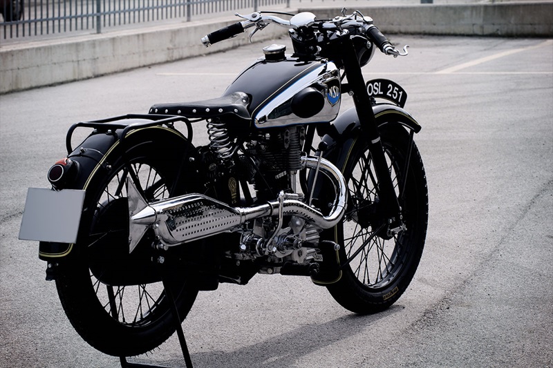 Отреставрированный мотоцикл NSU OSL 251 1937 / Ретро мотоциклы ...